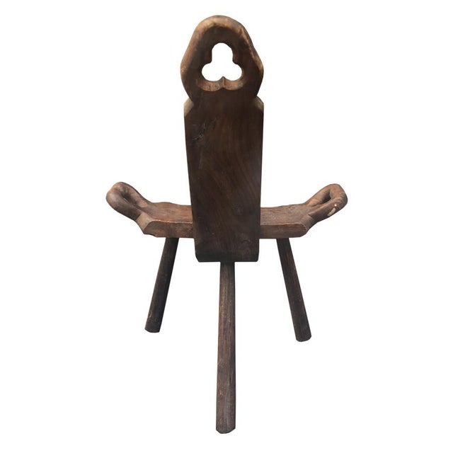 Antique Spanish Carved Wood Birthing Chairs Set of 3 Chairish