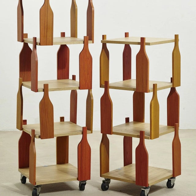 Wooden Roses n°3 by H.J.Weinand for Memphis Extra, 1992 For Sale - Image 3 of 6