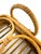Brown 1960s Mid-Century Modern Rattan Drink Caddy With Wine Bottle Rack For Sale - Image 8 of 12