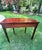 Late 18th Century Antique, Flame-Mahogany, Federal Style, Game Table, Swivel and Hinged Flip-Top Mechanism, Geometric String Inlay, C1780-1830, Demilune Console Table For Sale - Image 5 of 12