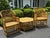 Pair Vintage Brighton Pavilion Bamboo & Cane Chairs For Sale - Image 9 of 9