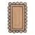 2'x2' Scallop Jute Navy Hand Made Rug For Sale