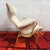 Bruno Mathsson Vintage Pair of Pernilla Lounge Chairs by Bruno Mathsson for Dux in Faux Lambswool, 1970's For Sale - Image 4 of 14