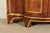 Baker Furniture Italian Provincial Carved Cherry Wood, Parcel Gilt, and Marble Top Demilune Sideboard or Bar Cabinet For Sale - Image 10 of 16