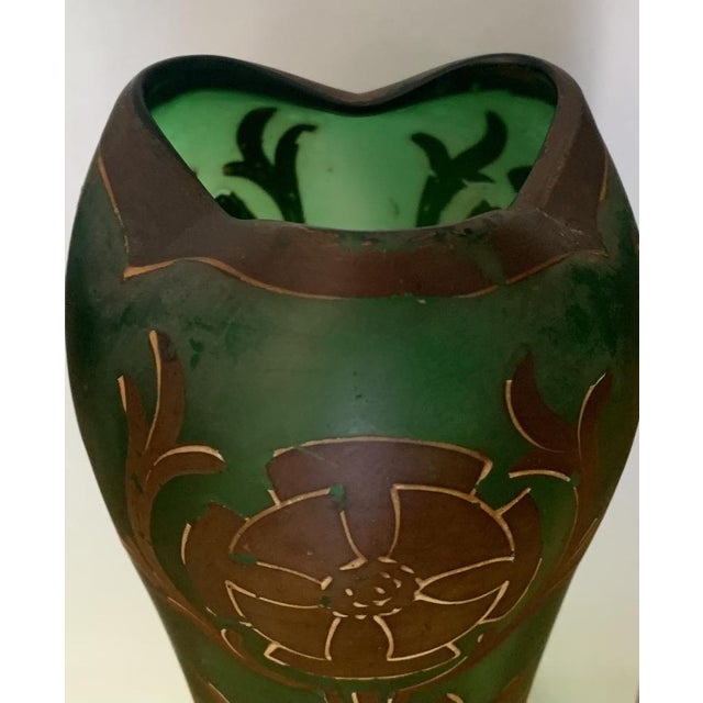 Art Nouveau Glass Vases by Francois Theodore, 1890s, Set of 2 For Sale - Image 6 of 13