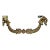 1960s French Dore' Bronze Hardware Pulls, a Pair For Sale