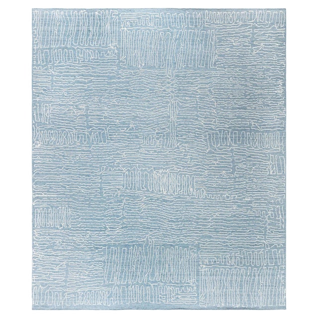 Contemporary Silk Wool Rug by Doris Leslie Blau For Sale