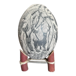 Mexican Paquimé Casas Grande Etched Vase