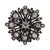 Victorian Late 19th Century Victorian 2.60 Carat Diamond 18k Yellow Gold Silver Flower Ring, Size 6.25 For Sale - Image 3 of 7