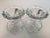 Transparent Vintage 1930s Heisey Glass Co Cornucopia Glass Candleholders, Pair For Sale - Image 8 of 8