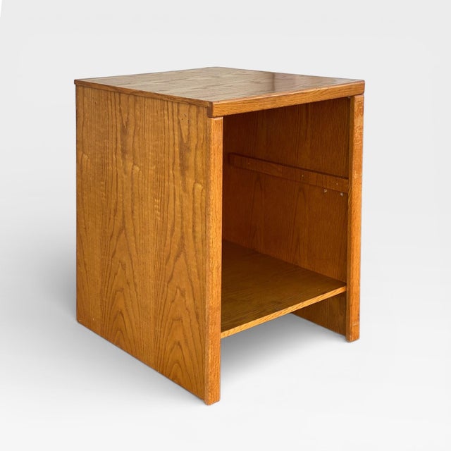 Pair of 1990s Oak Modular Utility Cabinets For Sale - Image 12 of 18