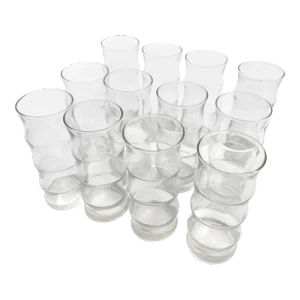 Vintage Libbey Glass Faux Bamboo Glass Highballs - 12 Pieces