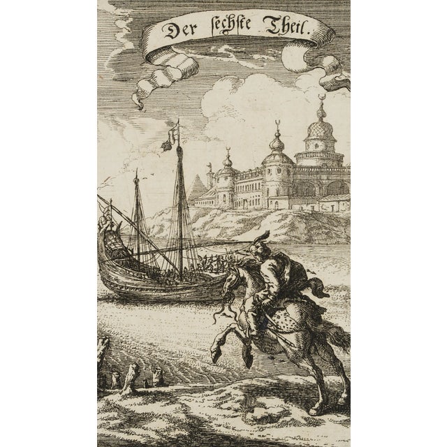J. Meyer, Osmanischer Reiter am Meer, 1677, Etching For Sale