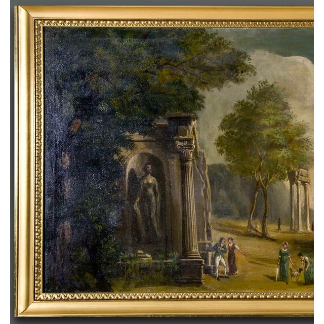 After Anton Pitloo, Landscape Composition, 1800s, Oil on Canvas, Framed For Sale - Image 8 of 12
