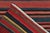 Textile 1950s Vintage Bidjar Persian Kilim in Red With Multicolor Stripes, From Rug & Kilim -4'8''x7' For Sale - Image 7 of 7