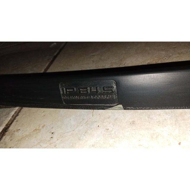 1980's Porsche Leather Recliner Chair Ip84s For Sale - Image 9 of 9