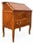 Louis XV style secretary desk in brown-stained walnut, 19th century. Dimensions: Height 94 cm, Length 83 cm, Depth 44 cm.
