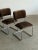 Textile 1970s Cantilever Dining Chairs in Brown Chenille - Set of 4 For Sale - Image 7 of 14