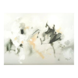 Blackberry Winter Contemporary Abstract Painting For Sale