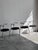 Mid-Century Modern Stackable Chairs by Ross Littell for Atelier Areti, 1980s, Set of 4 For Sale - Image 3 of 10