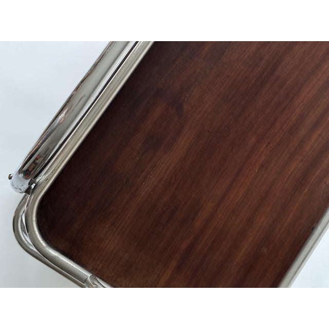 Modern Steel Bar Cart by Robert Mallet-Stevens, 1930s For Sale - Image 6 of 14