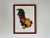 Mid-Century Modern 70's Vintage Hand Embroidery Rooster Wall Art For Sale - Image 3 of 12