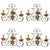 Gold French Art Deco Wrought Iron Castle Wall Sconces, 1925, Set of 4 For Sale - Image 8 of 8
