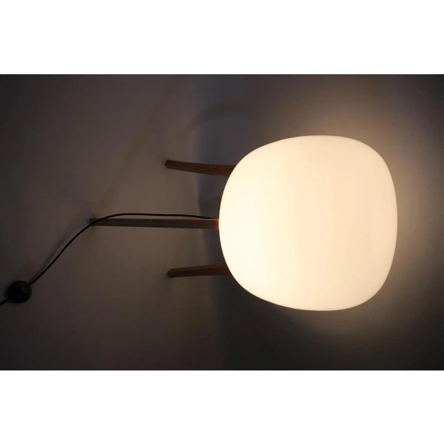 Upcycled Glass and Oak Lamp, 1970s For Sale - Image 10 of 12