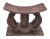 Brown Ashanti Ceremonial Seat, 1950s For Sale - Image 8 of 9
