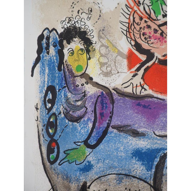 Marc Chagall, La vache bleue, Lithograph For Sale - Image 4 of 8