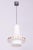 Mid-Century Czech Pendant in Chrome, Steel, Opaline Glass, 1960s For Sale - Image 3 of 8
