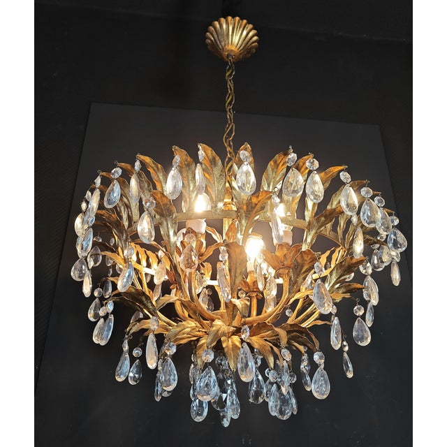 Vintage Italian Chandelier from Banci Firence For Sale - Image 4 of 10