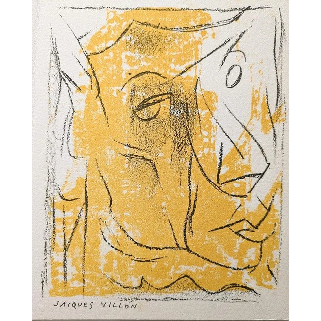 Jacques VILLON - Cubist portrait, 1954 - Original lithograph on vellum paper Jacques VILLON - Cubist portrait, 1954...