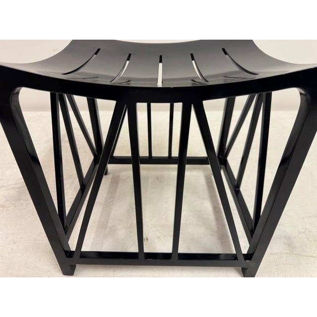 Black Thebes Style Stool, 1990s For Sale - Image 6 of 14