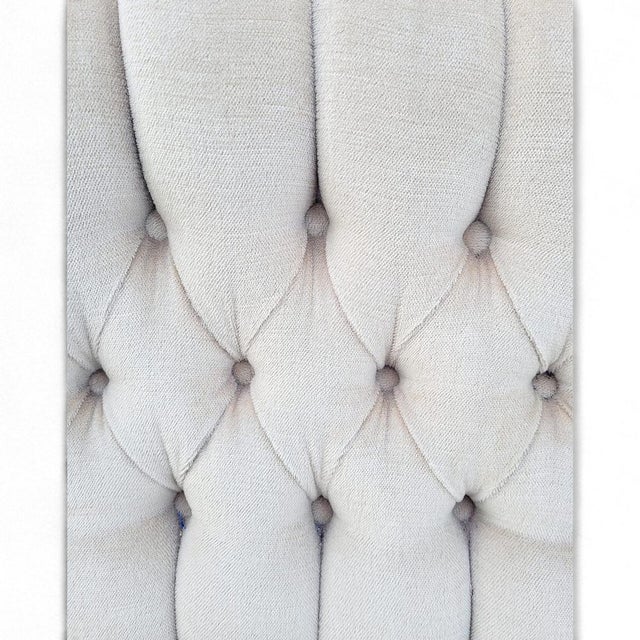 Brown Louis XVI French Château Living Room Set in Upholstered Hand-Carved Walnut, Mid-19th Century, Set of 3 For Sale - Image 8 of 18