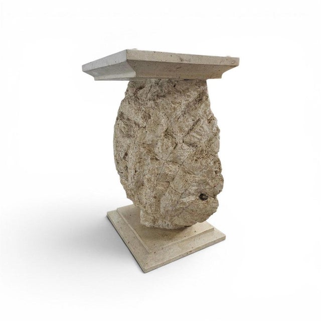 Glass Shell-Shaped Console or Table Base with Glass Top by Magnussen Ponte For Sale - Image 7 of 16