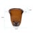 Smokey Umber Flared Edged Glass Vase- Short For Sale - Image 11 of 11