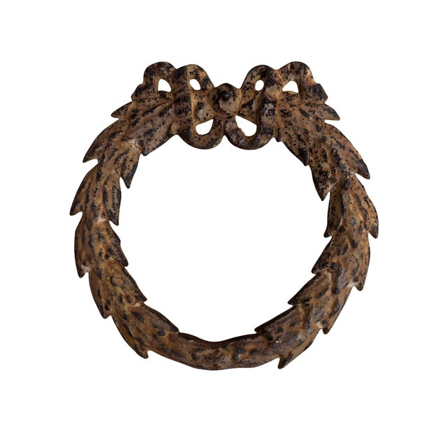 This is a perfectly weathered piece of history. It dates back to the 19th century and was originally part of a gate or...