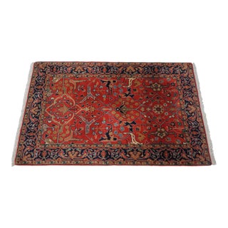 1980s High Quality Approx. 3x5 Oriental Throw Rug For Sale