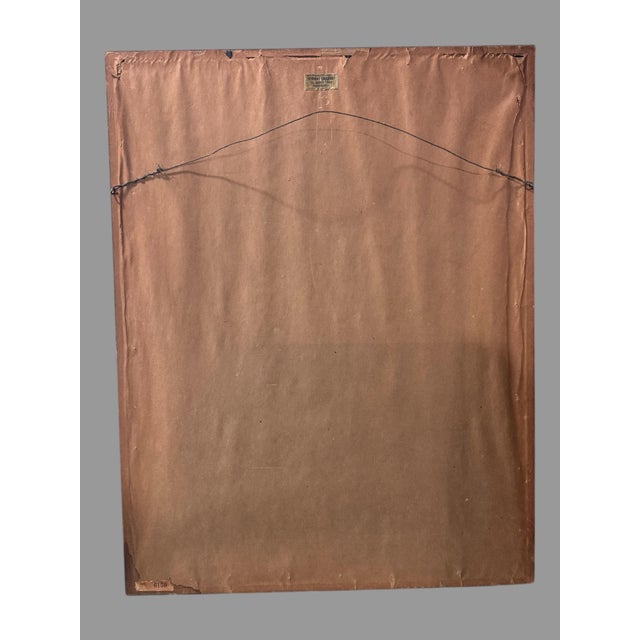 Gray Antique Japanese Woodblock Print of 2 Women Signed by Utagawa Kurisa For Sale - Image 8 of 8