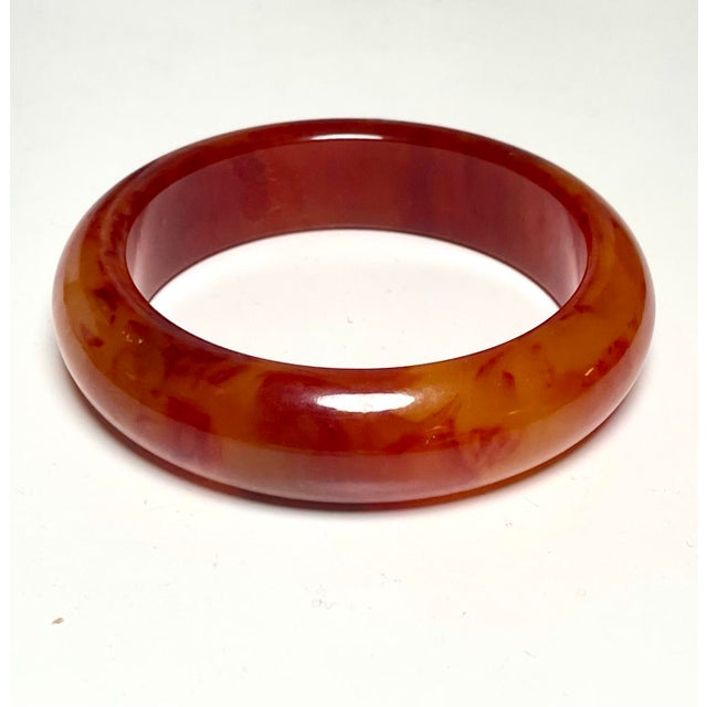 1930s Marbled Bakelite Bangles - Set of 3 For Sale - Image 4 of 4