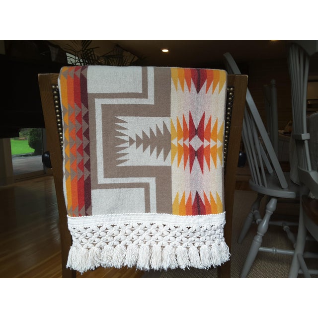 Boho Lightweight Wool Throw Chairish