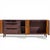Wood Bert England for the John Widdicomb Orientation Group Mid Century Walnut and Brass Credenza For Sale - Image 7 of 13