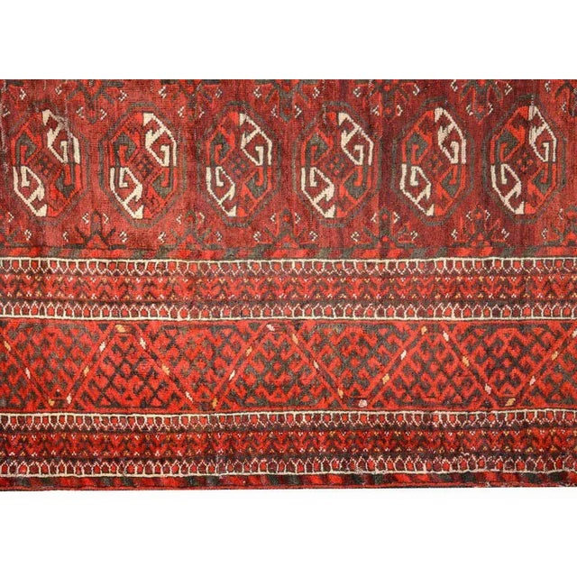 Textile Early 20th Century Turkomen Rug For Sale - Image 7 of 10