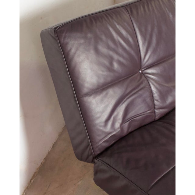 Vintage Leather Smala Sofa by Pascal Mourgue for Cinna, 2000 For Sale - Image 13 of 17