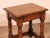 Charming early 19th-century English oak stool in the High Period style. This rare, small stool features a superb turned...