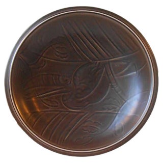 Mid-Century Toucan Bowl by Nils Thorsson for Aluminia, 1950s For Sale