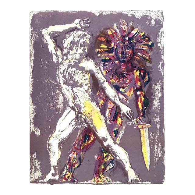 Walter Spitzer Original Lithograph V1-7 Mourlot 1969 For Sale