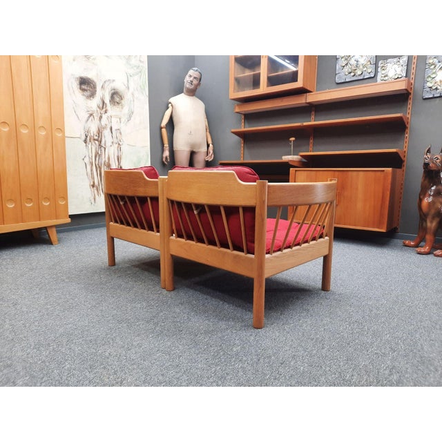 Wood Mid-Century Danish Sofa by Jørgen Bækmark, 1960s, Set of 2 For Sale - Image 7 of 15