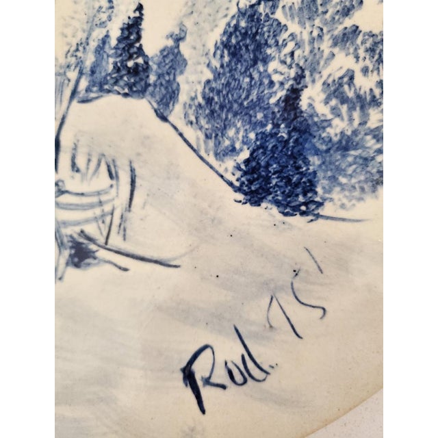 1970s Vintage Rural Landscape Made by Marshall Pottery For Sale - Image 5 of 9